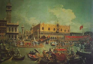 Salida del Bucentauro para los esponsales del mar